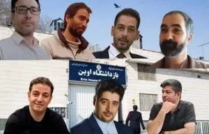 تحصن زندانیان سیاسی آذربایجانی در اوین در اعتراض به اعدام شش زندانی عرب در اهواز