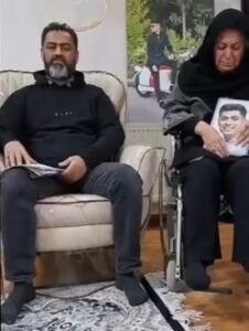 درخواست خانواده رضا ناصری مفرد (حمیداوی) برای محاكمه عاملان قتل فرزندشان